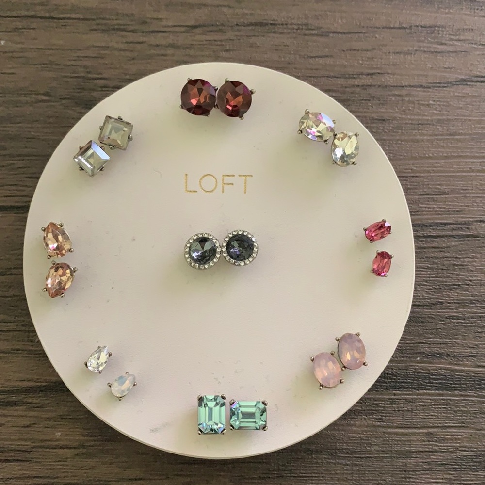 Loft Mixed Stone Earring Set